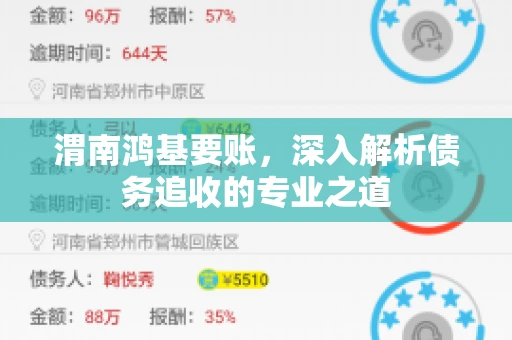 渭南鸿基要账，深入解析债务追收的专业之道