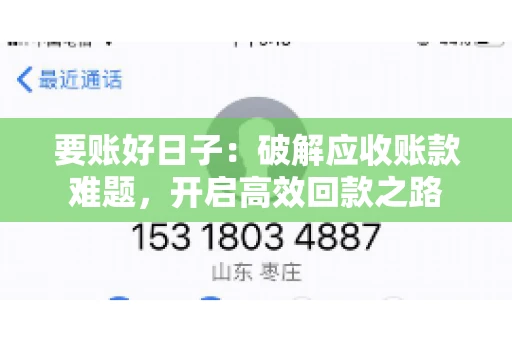 要账好日子:破解应收账款难题,开启高效回款之路 要账好日子:破解应收账款难题,开启高效回款之路
