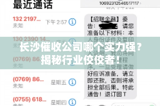 长沙催收公司哪个实力强？揭秘行业佼佼者！