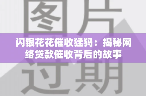闪银花花催收猛犸：揭秘网络贷款催收背后的故事